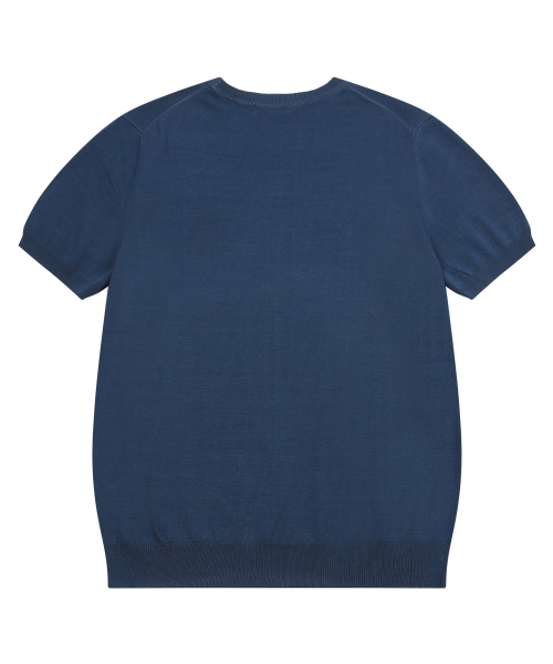 MUCENT(ムセント)の「エロナニット半袖Tシャツ 男女共用 (5カラー)(Tシャツ/カットソー・レディース・チャコールグレー/ライトブルー/ブラック/ネイビー/グレー・FREE)」の14枚目の写真