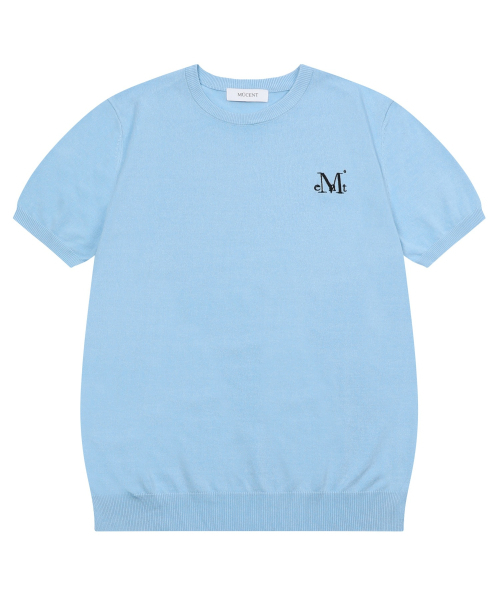MUCENT(ムセント)の「エロナニット半袖Tシャツ 男女共用 (5カラー)(Tシャツ/カットソー・レディース・チャコールグレー/ライトブルー/ブラック/ネイビー/グレー・FREE)」の12枚目の写真