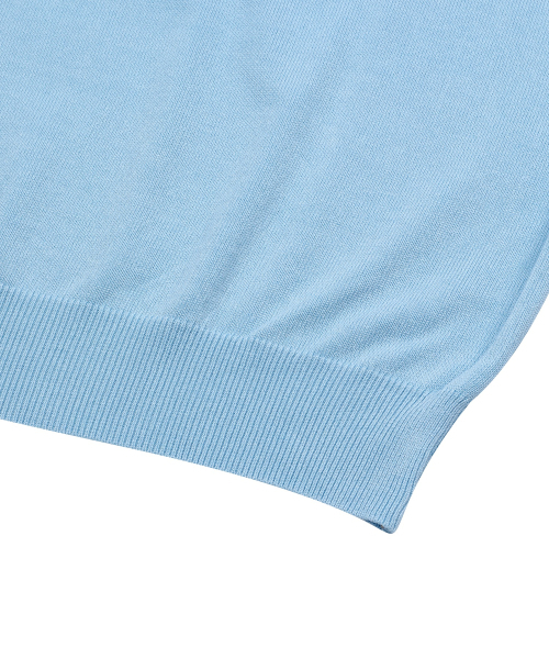 MUCENT(ムセント)の「エロナニット半袖Tシャツ 男女共用 (5カラー)(Tシャツ/カットソー・レディース・チャコールグレー/ライトブルー/ブラック/ネイビー/グレー・FREE)」の9枚目の写真