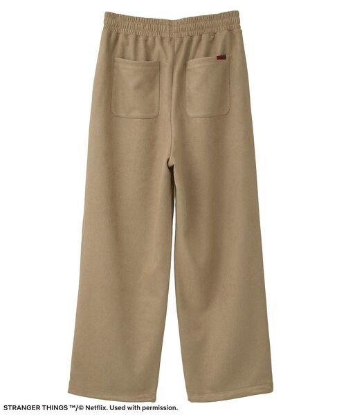 Green　Parks（グリーンパークス）の「■STRANGER THINGS×MINNETONKA フェイクスウェードパンツ（スウェットパンツ・レディース・ベージュ/グレー・FREE）」の13枚目の写真
