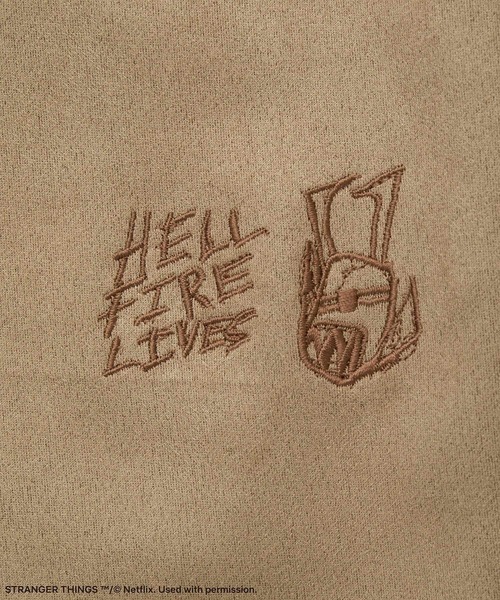 Green　Parks（グリーンパークス）の「■STRANGER THINGS×MINNETONKA フェイクスウェードパンツ（スウェットパンツ・レディース・ベージュ/グレー・FREE）」の18枚目の写真