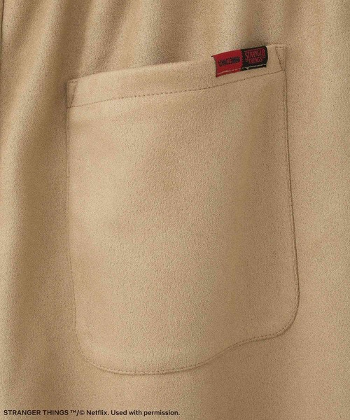 Green　Parks（グリーンパークス）の「■STRANGER THINGS×MINNETONKA フェイクスウェードパンツ（スウェットパンツ・レディース・ベージュ/グレー・FREE）」の19枚目の写真