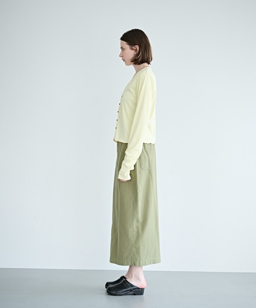 kha:ki（カーキ）の「「KHA:KI / カーキ」ユーティリティカーディガン（カーディガン/ボレロ・レディース・ライトイエロー/グレー/チャコールグレー/ホワイト・1）」の15枚目の写真