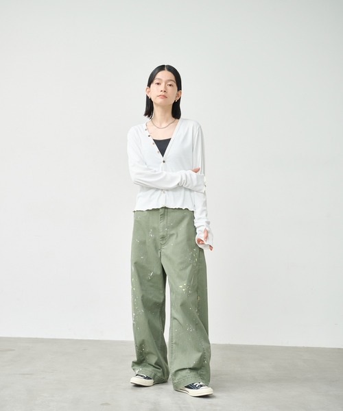 kha:ki（カーキ）の「「KHA:KI / カーキ」ユーティリティカーディガン（カーディガン/ボレロ・レディース・ライトイエロー/グレー/チャコールグレー/ホワイト・1）」の17枚目の写真