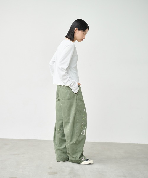 kha:ki（カーキ）の「「KHA:KI / カーキ」ユーティリティカーディガン（カーディガン/ボレロ・レディース・ライトイエロー/グレー/チャコールグレー/ホワイト・1）」の19枚目の写真