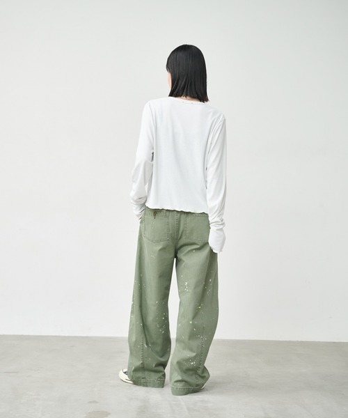 kha:ki（カーキ）の「「KHA:KI / カーキ」ユーティリティカーディガン（カーディガン/ボレロ・レディース・ライトイエロー/グレー/チャコールグレー/ホワイト・1）」の21枚目の写真