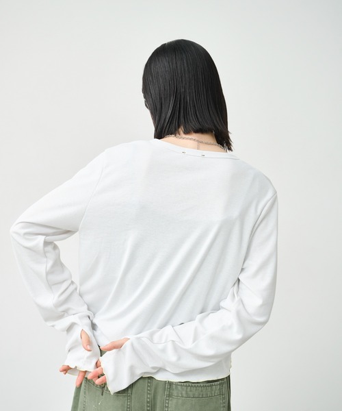 kha:ki（カーキ）の「「KHA:KI / カーキ」ユーティリティカーディガン（カーディガン/ボレロ・レディース・ライトイエロー/グレー/チャコールグレー/ホワイト・1）」の22枚目の写真