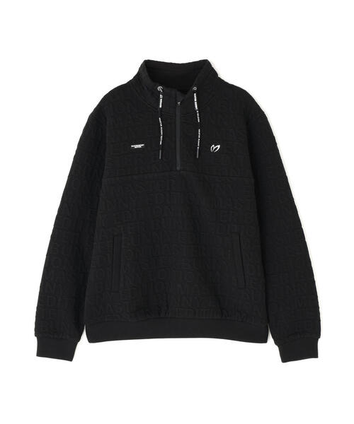 MASTER BUNNY EDITION】ロゴキルトジャガードハーフジップアップ
