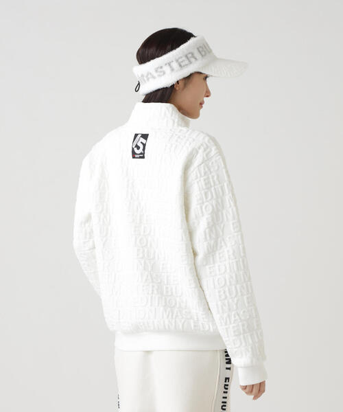 MASTER BUNNY EDITION】ロゴキルトジャガードハーフジップアップ