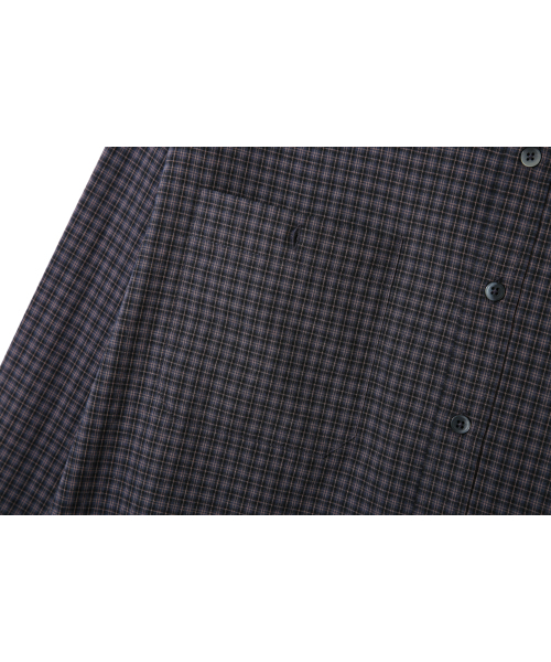 BASEMOMENT(ベースモーメント)の「ツーポケットクロップチェックシャツ ブラック(シャツ/ブラウス・メンズ・その他・MEDIUM/LARGE)」の6枚目の写真
