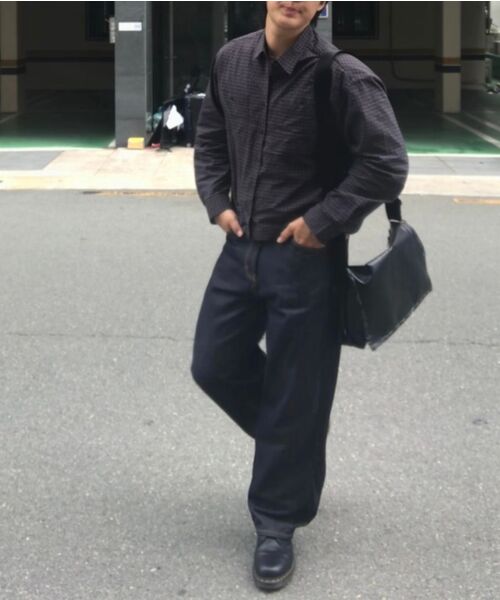 BASEMOMENT(ベースモーメント)の「ツーポケットクロップチェックシャツ ブラック(シャツ/ブラウス・メンズ・その他・MEDIUM/LARGE)」の18枚目の写真
