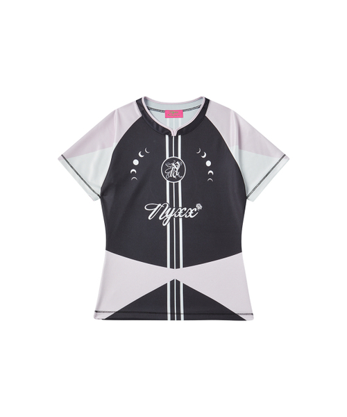 NYXX（エヌワイエックスエックス）の「ENCASE CIRCLE LINE JERSEY PINK（Tシャツ/カットソー・レディース・その他・FREE）」の2枚目の写真