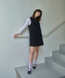 HANE（ハネ）の「Minimal Cotton One Piece_Black（ワンピース）」