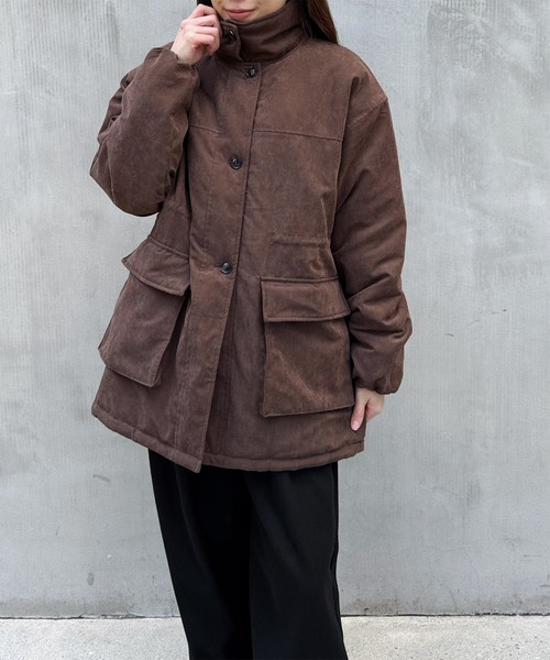 LE MORE（リモア）の「ピーチスキンミドルジャケット（その他アウター・レディース・ブラック/ブラウン/ナチュラル・FREE）」の17枚目の写真