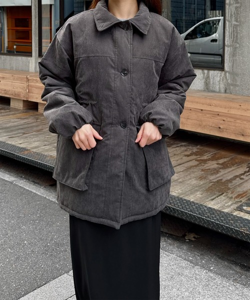 LE MORE（リモア）の「ピーチスキンミドルジャケット（その他アウター・レディース・ブラック/ブラウン/ナチュラル・FREE）」の18枚目の写真