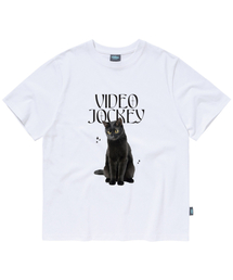 Video Jockey | ただのネコ好きTシャツ [ホワイト](Tシャツ/カットソー)