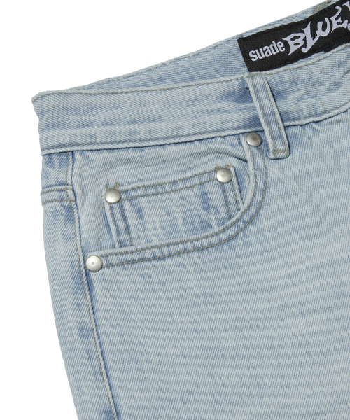 suade（スエード）の「VINTAGE BOOTCUT DENIM [LIGHT BLUE]（デニムパンツ・レディース・その他・SMALL/MEDIUM）」の6枚目の写真
