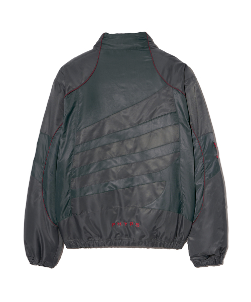 PHYPS MOTORCYCLE(フィップスモーターサイクル)の「Warm up Puffer Jacket_Charcoal(ダウンジャケット/コート・レディース・その他・SMALL/MEDIUM/LARGE/X-LARGE/XX-LARGE)」の2枚目の写真