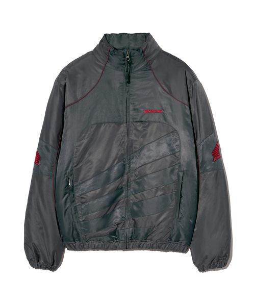 PHYPS MOTORCYCLE(フィップスモーターサイクル)の「Warm up Puffer Jacket_Charcoal(ダウンジャケット/コート・レディース・その他・SMALL/MEDIUM/LARGE/X-LARGE/XX-LARGE)」の4枚目の写真