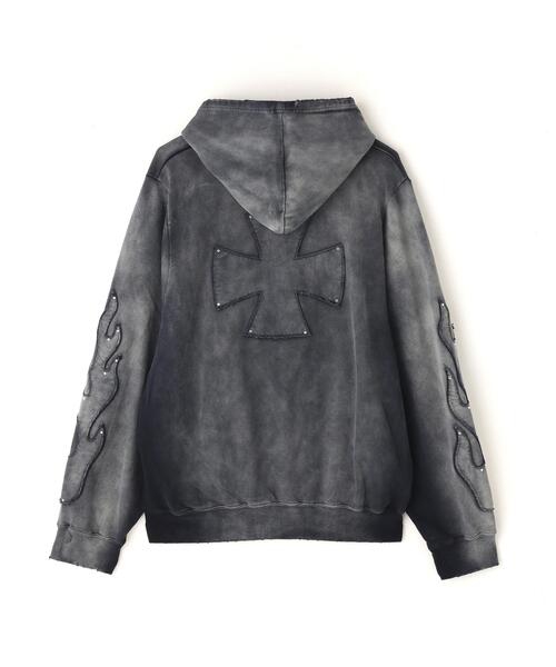 DANKE SCHON（ダンケシェーン）の「DankeSchon/ダンケシェーン/SPRAY PIGMENT SWEAT HOODIE IRON（パーカー・メンズ・ブラック・L/M）」の15枚目の写真