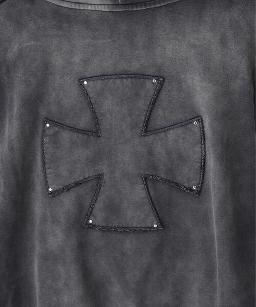 DANKE SCHON（ダンケシェーン）の「DankeSchon/ダンケシェーン/SPRAY PIGMENT SWEAT HOODIE IRON（パーカー・メンズ・ブラック・L/M）」の20枚目の写真
