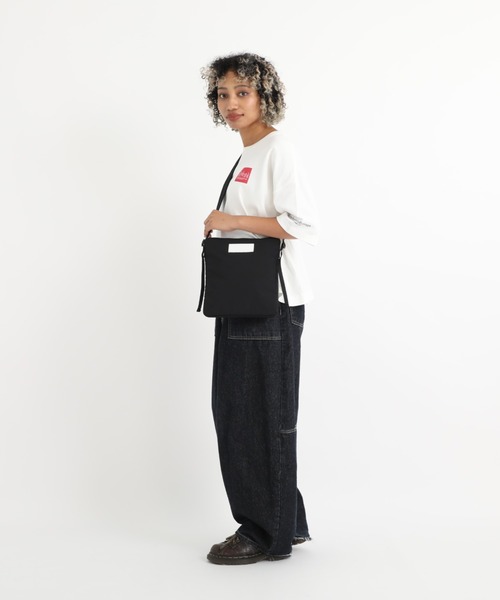 Manhattan Portage（マンハッタンポーテージ）の「RUBIN BAG PADDED POLYESTER POPLIN（ショルダーバッグ・メンズ・ブラック・X-SMALL）」の13枚目の写真