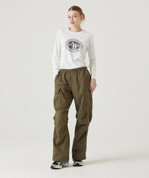 AWESOME STUDIO(オーサムスタジオ)の「長袖サークルシンボルスリムTアイボリー(Tシャツ/カットソー・レディース・その他・FREE)」の6枚目の写真