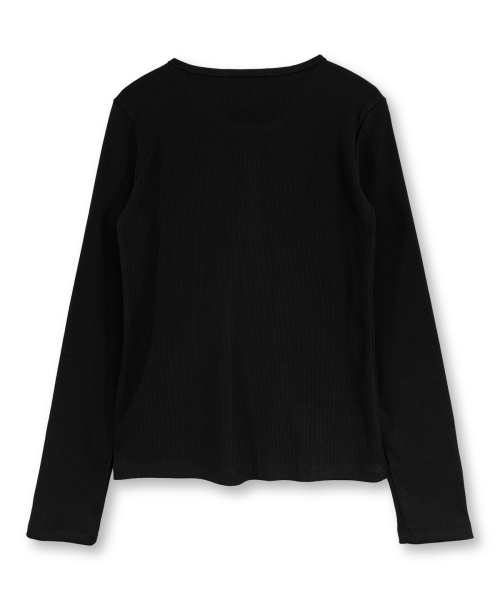 DAMISH(ダミシュ)の「ゴシッククロスヘンリーネックロングスリーブ_ブラック(Tシャツ/カットソー・レディース・ブラック・FREE/1/2)」の8枚目の写真