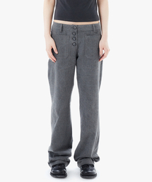 HALOMINIUM（ハロミニウムー）の「Striped bootcut/gray（その他パンツ）」