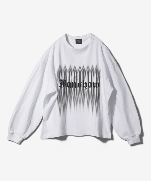 セール】SACRIFICE BINDING NECK LONG SLEEVE - WHITE（Tシャツ 