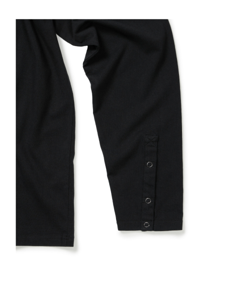 ETCE(イーティーシーイー)の「SNAP SLEEVE HENLEY NECK TEE (BLACK)(Tシャツ/カットソー・メンズ・その他・MEDIUM/LARGE/X-LARGE)」の5枚目の写真