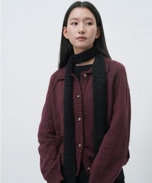 【GENERAL IDEA】ブークレニットカーディガン / BOUCLE COLLAR POCKET CARDIGAN