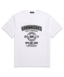 ACTIVITY ARCH オーバーサイズ 半袖Tシャツ (VS0062) ホワイト