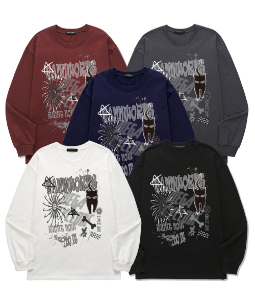 VANNWORKS（バンワークス）の「CAT DO IT ロングスリーブ (VLS0080) ホワイト（Tシャツ/カットソー・レディース・その他・X-LARGE/XX-LARGE/SMALL/MEDIUM/LARGE）」の4枚目の写真