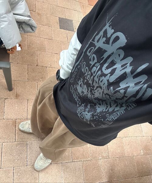 VANNWORKS（バンワークス）の「CAT DO IT ロングスリーブ (VLS0080) ホワイト（Tシャツ/カットソー・レディース・その他・X-LARGE/XX-LARGE/SMALL/MEDIUM/LARGE）」の5枚目の写真