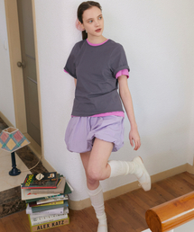 POEV（ポエブ）の「Nylon Balloon Shorts - Light Purple（その他パンツ）」