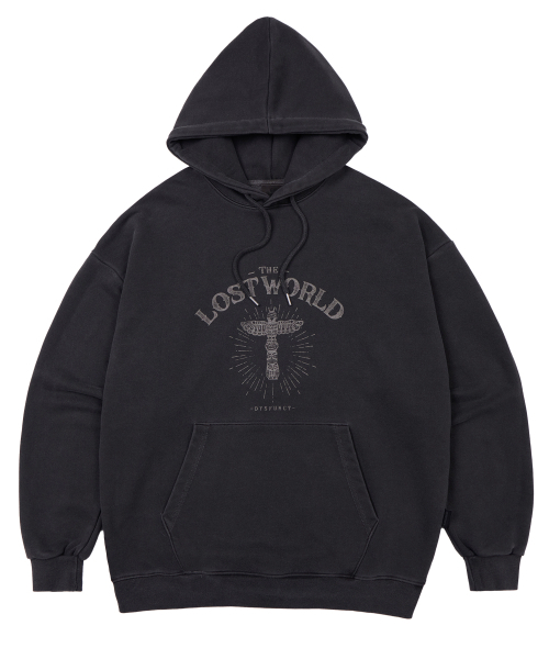 DYSFUNCT(ディスファンクト)の「TOTEMPOLE PIGMENT HOODIE(CHARCOAL)(パーカー・レディース・その他・MEDIUM/LARGE)」の1枚目の写真