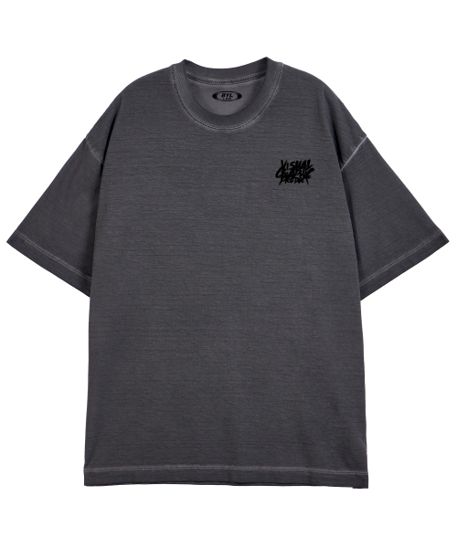 BY.L（バイエル）の「ペイントグラフィティロゴピグメント半袖Tシャツチャコール（Tシャツ/カットソー・メンズ・その他・MEDIUM/LARGE/X-LARGE/XX-LARGE）」の4枚目の写真