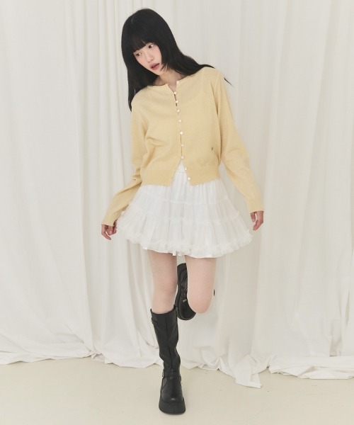 ALKI ALKA(アルキアルカ)の「Dot Tutu Skirt (Ivory)(スカート・レディース・アイボリー・FREE)」の10枚目の写真
