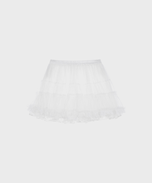 ALKI ALKA(アルキアルカ)の「Dot Tutu Skirt (Ivory)(スカート・レディース・アイボリー・FREE)」の4枚目の写真