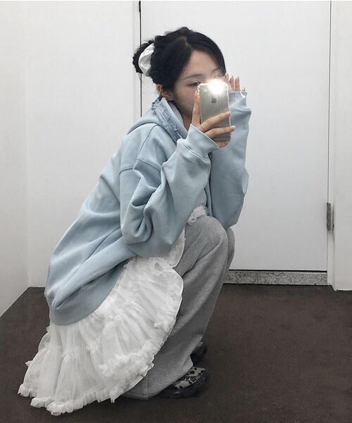 ALKI ALKA(アルキアルカ)の「Dot Tutu Skirt (Ivory)(スカート・レディース・アイボリー・FREE)」の6枚目の写真