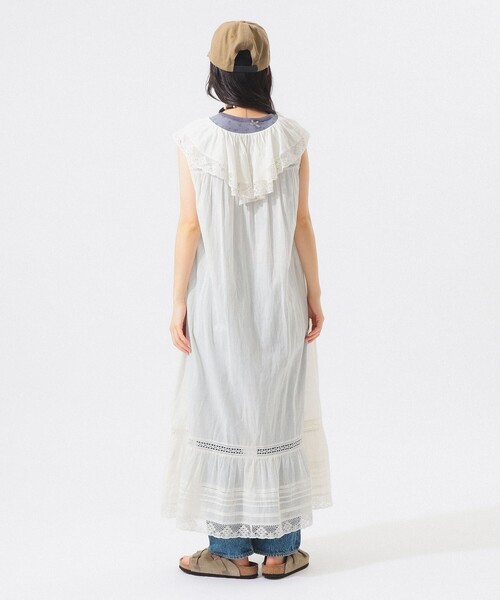 BEAMS BOY（ビームスボーイ）の「ヴィンテージ レース ワンピース（ワンピース・レディース・ブラック/オフホワイト/ミント・ONE SIZE）」の5枚目の写真
