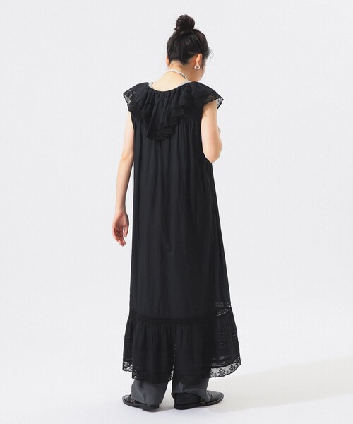 BEAMS BOY（ビームスボーイ）の「ヴィンテージ レース ワンピース（ワンピース・レディース・ブラック/オフホワイト/ミント・ONE SIZE）」の10枚目の写真