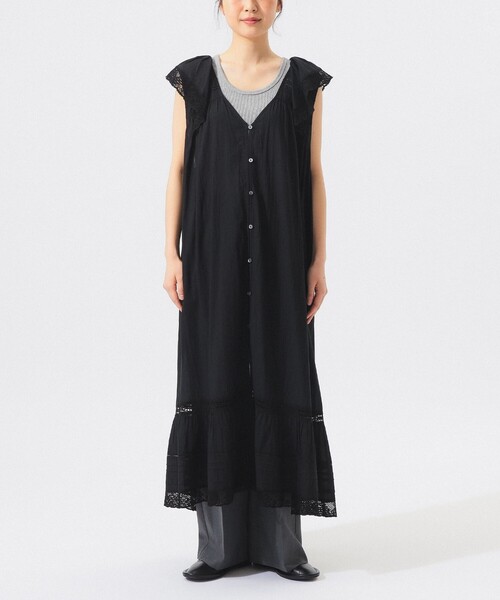 BEAMS BOY（ビームスボーイ）の「ヴィンテージ レース ワンピース（ワンピース・レディース・ブラック/オフホワイト/ミント・ONE SIZE）」の12枚目の写真