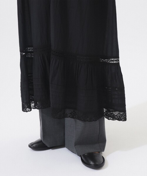 BEAMS BOY（ビームスボーイ）の「ヴィンテージ レース ワンピース（ワンピース・レディース・ブラック/オフホワイト/ミント・ONE SIZE）」の18枚目の写真