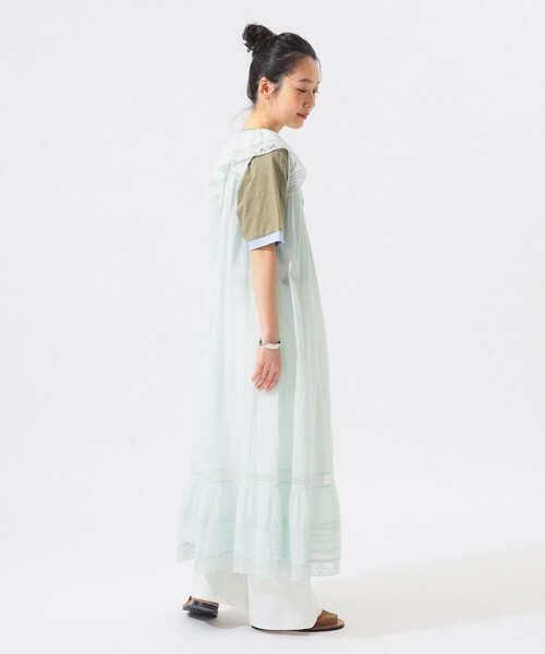 BEAMS BOY（ビームスボーイ）の「ヴィンテージ レース ワンピース（ワンピース・レディース・ブラック/オフホワイト/ミント・ONE SIZE）」の21枚目の写真