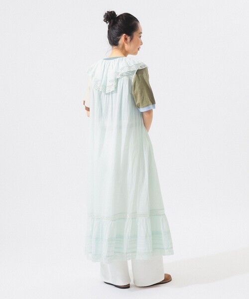 BEAMS BOY(ビームスボーイ)の「【8/6再値下げ】ヴィンテージ レース ワンピース(ワンピース・レディース・ブラック/オフホワイト/ミント・ONE SIZE)」の19枚目の写真