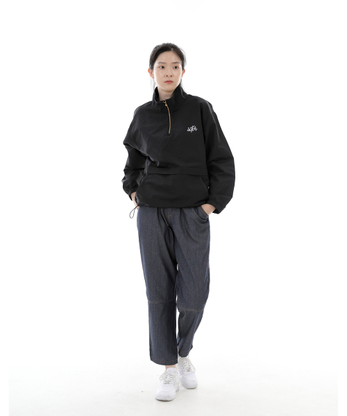 SAINTCREW(セントクルー)の「ワイドカッティングクロップハーフバンドパンツ WCH-327 ライトインディゴデニム BRS(デニムパンツ・メンズ・その他・MEDIUM/LARGE/X-LARGE)」の8枚目の写真