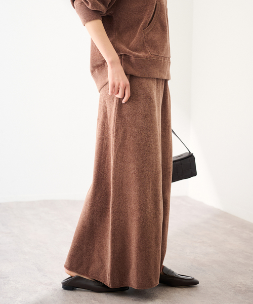 FRAMeWORK(フレームワーク)の「ショートモールニットフーディ(ニット/セーター・レディース・ブラウン/ベージュ・FREE)」の7枚目の写真