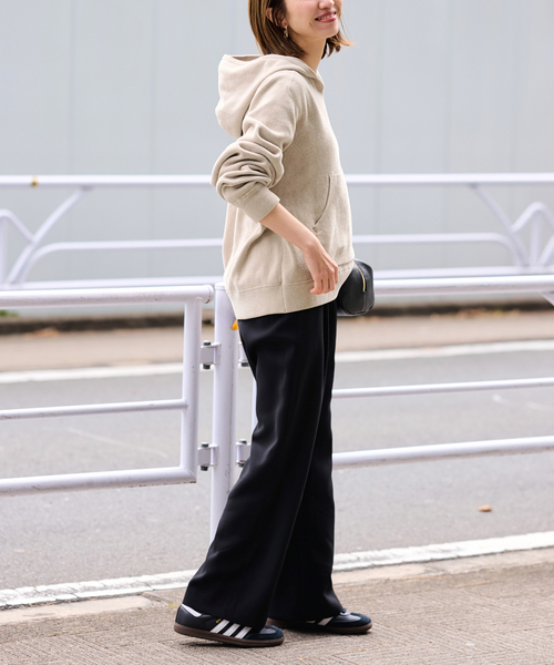 FRAMeWORK(フレームワーク)の「ショートモールニットフーディ(ニット/セーター・レディース・ブラウン/ベージュ・FREE)」の10枚目の写真